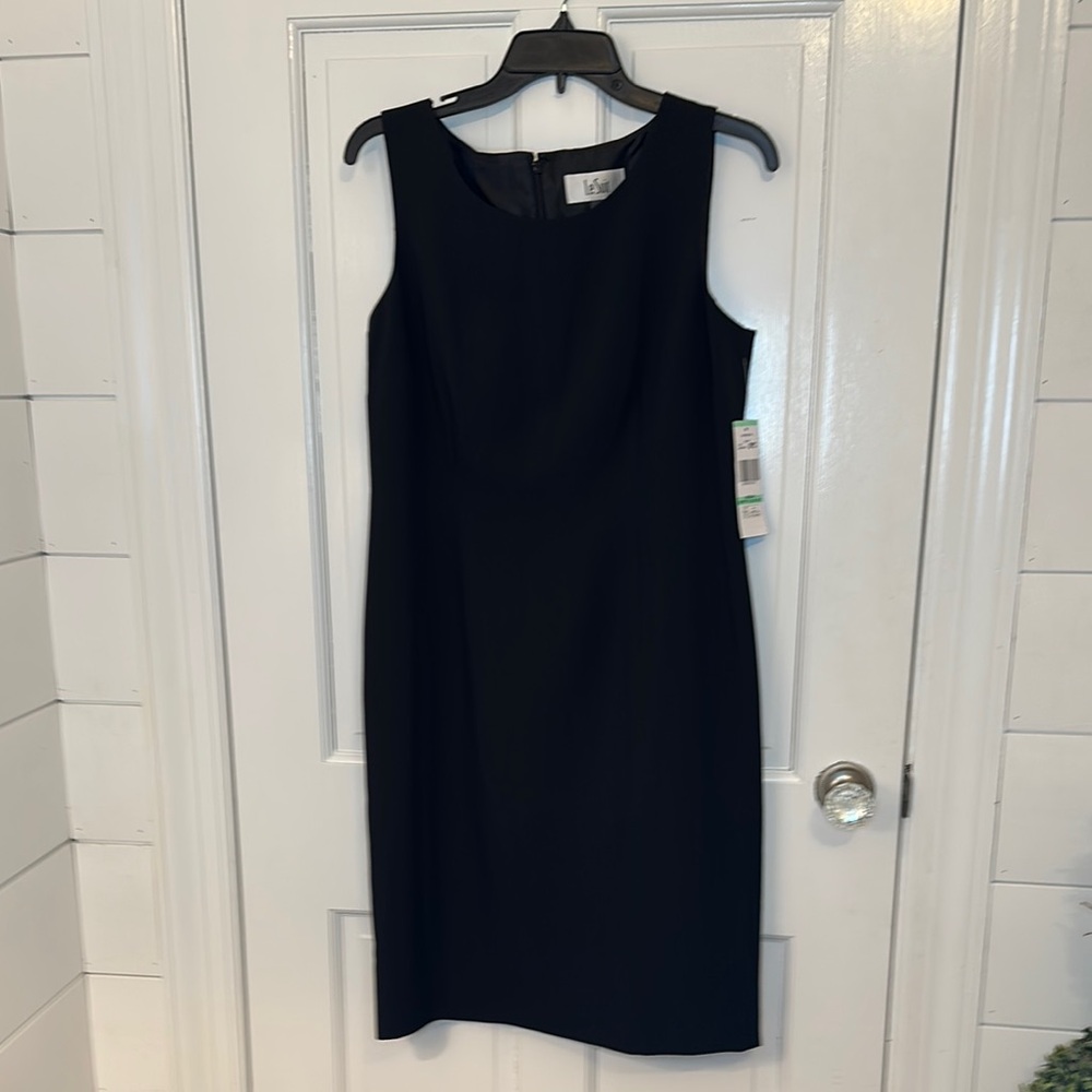 Le Suit Black Sleeveless Dress‎ size 8 NWT